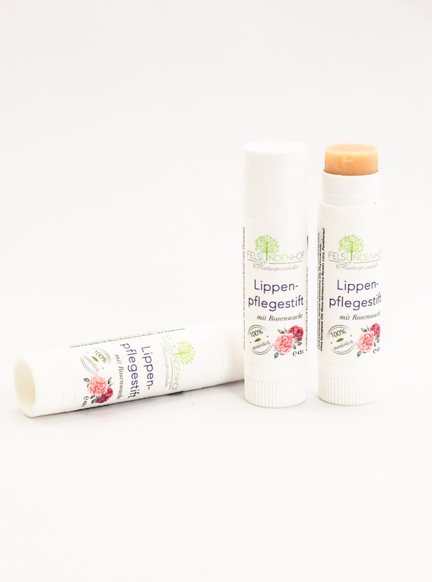 Lippenpflegestift mit Rosenwachs 8g - Felslindenhof Naturprodukte
