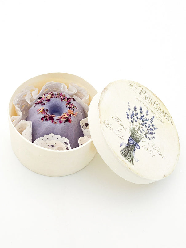 Minigugelhupf in der Box Lavendel - Felslindenhof Naturprodukte