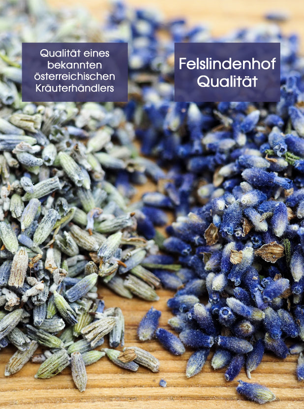 Bio Lavendelblüten eßbar - 25g & 70g - Felslindenhof Naturprodukte