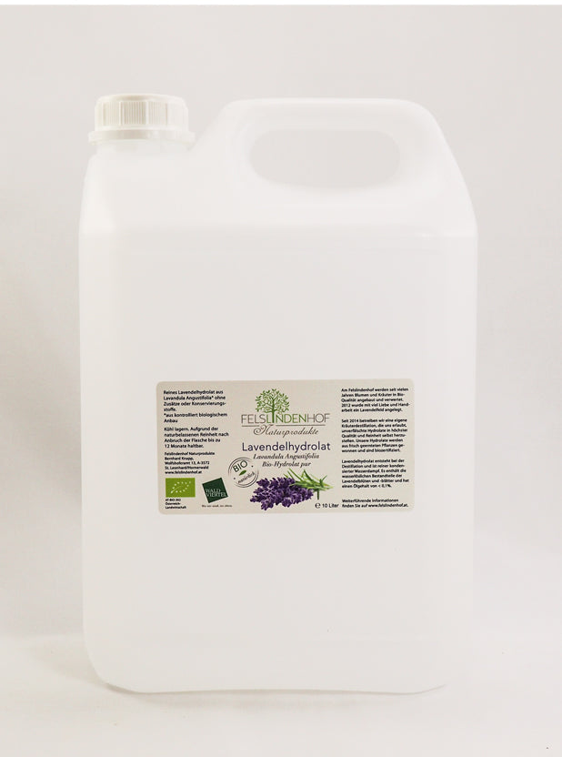 BIO Lavendelhydrolat 100ml - 10 Liter - Felslindenhof Naturprodukte
